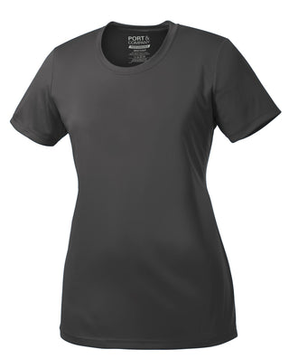 Port & Company Ladies Performance Tee (Charcoal)