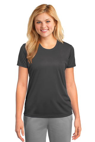 Port & Company Ladies Performance Tee (Charcoal)