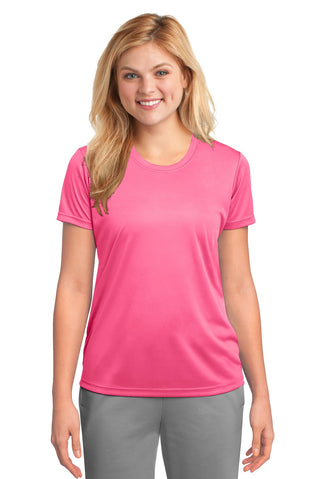 Port & Company Ladies Performance Tee (Neon Pink)