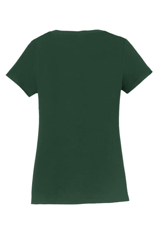 Port & Company Ladies Fan Favorite V-Neck Tee (Forest Green)