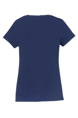 Port & Company Ladies Fan Favorite V-Neck Tee (Team Navy)