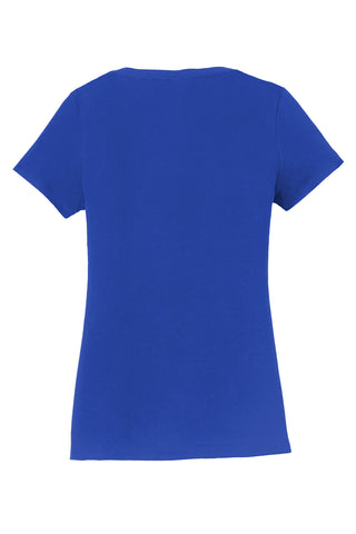 Port & Company Ladies Fan Favorite V-Neck Tee (True Royal)