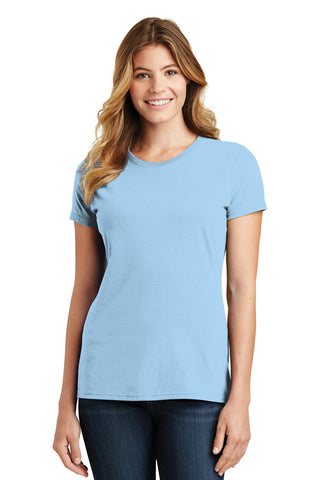 Port & Company Ladies Fan Favorite Tee (Light Blue)