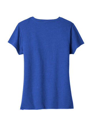 Port & Company Ladies Fan Favorite Blend V-Neck Tee (True Royal Heather)