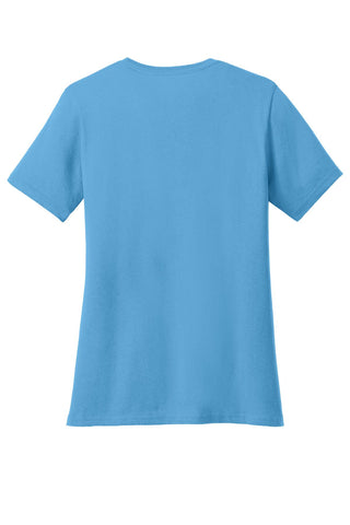 Port & Company Ladies Core Cotton Tee (Aquatic Blue)