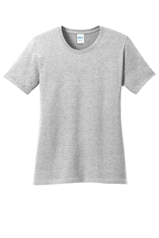 Port & Company Ladies Core Cotton Tee (Ash)