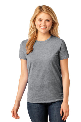 Port & Company Ladies Core Cotton Tee (Athletic Heather)