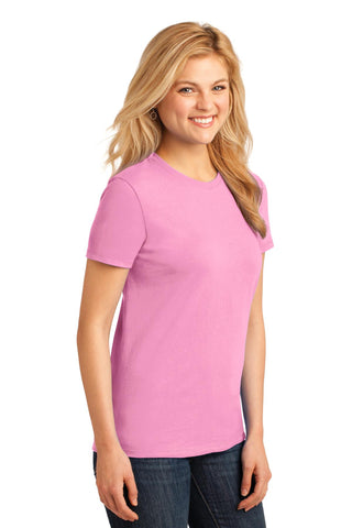 Port & Company Ladies Core Cotton Tee (Candy Pink)