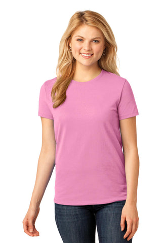 Port & Company Ladies Core Cotton Tee (Candy Pink)