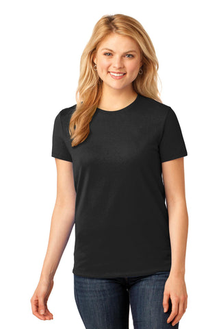 Port & Company Ladies Core Cotton Tee (Jet Black)