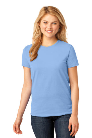 Port & Company Ladies Core Cotton Tee (Light Blue)