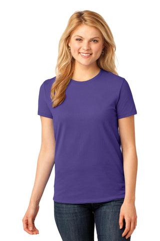 Port & Company Ladies Core Cotton Tee (Purple)