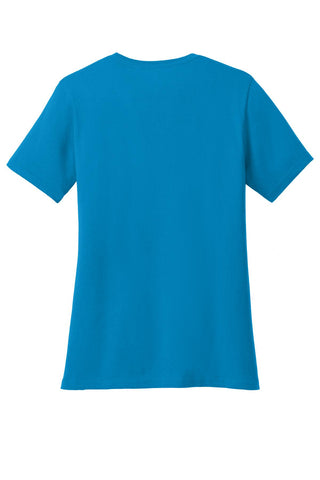 Port & Company Ladies Core Cotton Tee (Sapphire)