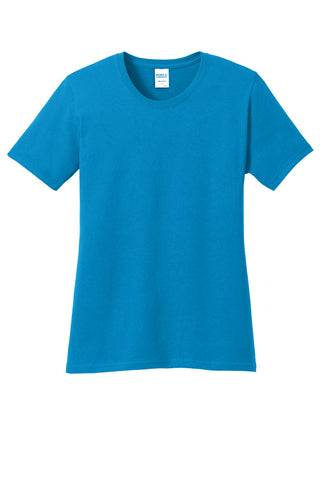 Port & Company Ladies Core Cotton Tee (Sapphire)