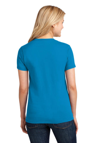 Port & Company Ladies Core Cotton Tee (Sapphire)