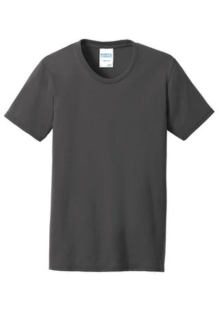 Port & Company Ladies Core Blend Tee (Charcoal)