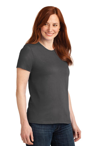 Port & Company Ladies Core Blend Tee (Charcoal)