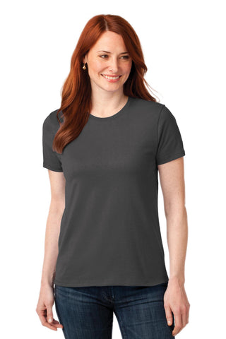 Port & Company Ladies Core Blend Tee (Charcoal)