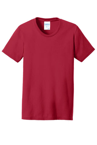 Port & Company Ladies Core Blend Tee (Red)