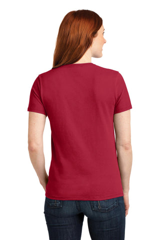 Port & Company Ladies Core Blend Tee (Red)
