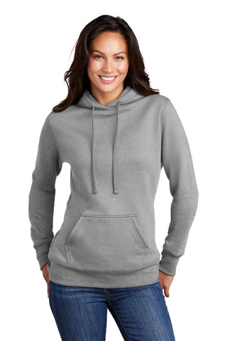 Port & Company Ladies Core Fleece Pullover Hooded Sweatshirt (Athletic Heather)