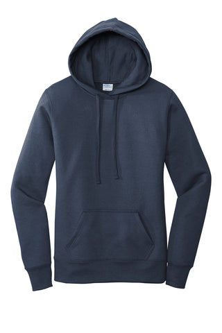 Port & Company Ladies Core Fleece Pullover Hooded Sweatshirt (Navy)