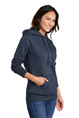 Port & Company Ladies Core Fleece Pullover Hooded Sweatshirt (Navy)