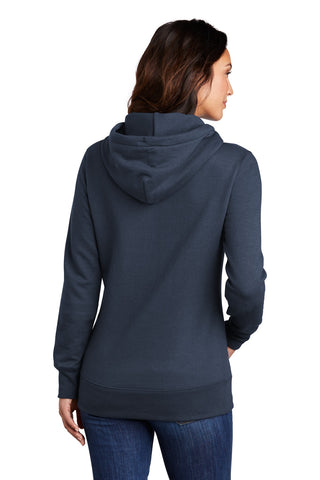 Port & Company Ladies Core Fleece Pullover Hooded Sweatshirt (Navy)