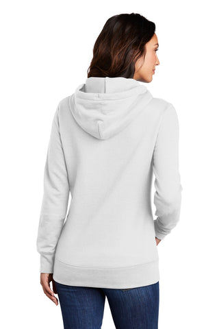 Port & Company Ladies Core Fleece Pullover Hooded Sweatshirt (White)