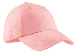 Port Authority Ladies Garment-Washed Cap (Light Pink)