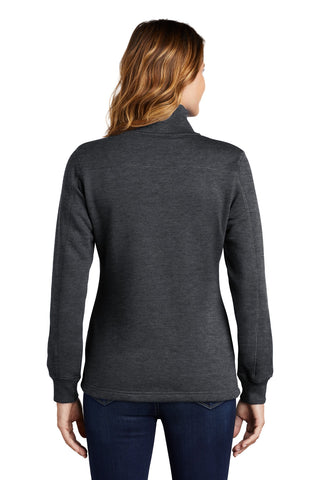 Sport-Tek Ladies 1/4-Zip Sweatshirt (Graphite Heather)