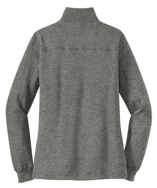 Sport-Tek Ladies 1/4-Zip Sweatshirt (Vintage Heather)