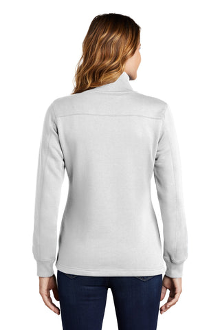 Sport-Tek Ladies 1/4-Zip Sweatshirt (White)