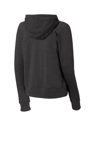 Sport-Tek Ladies Lightweight French Terry Pullover Hoodie (Heather Black)