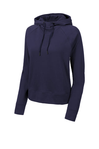 Sport-Tek Ladies Lightweight French Terry Pullover Hoodie (True Navy)