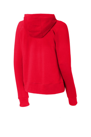 Sport-Tek Ladies Lightweight French Terry Pullover Hoodie (True Red)