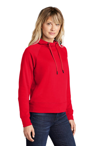 Sport-Tek Ladies Lightweight French Terry Pullover Hoodie (True Red)