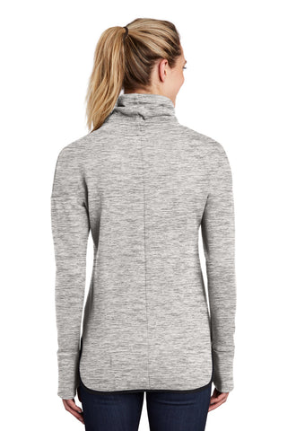 Sport-Tek Ladies Triumph Cowl Neck Pullover (Athletic Heather)