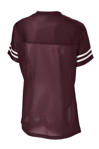 Sport-Tek Ladies PosiCharge Replica Jersey (Maroon/ White)