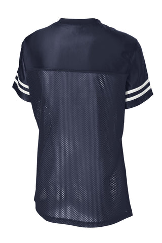 Sport-Tek Ladies PosiCharge Replica Jersey (True Navy/ White)