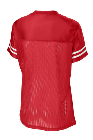 Sport-Tek Ladies PosiCharge Replica Jersey (True Red/ White)