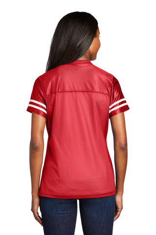 Sport-Tek Ladies PosiCharge Replica Jersey (True Red/ White)