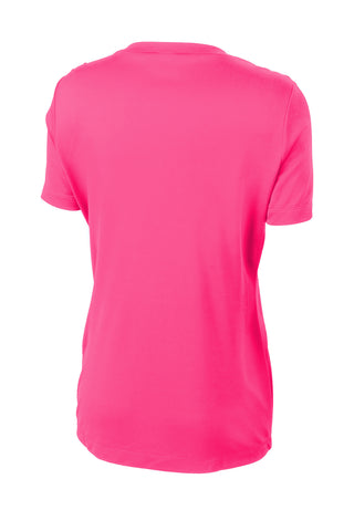 Sport-Tek Ladies PosiCharge Competitor Tee (Neon Pink)