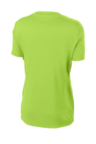 Sport-Tek Ladies PosiCharge Competitor V-Neck Tee (Lime Shock)