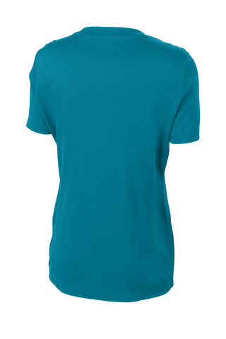 Sport-Tek Ladies PosiCharge Competitor V-Neck Tee (Tropic Blue)