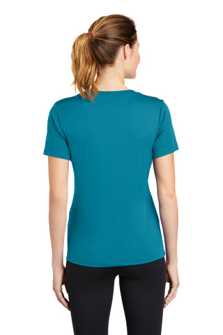 Sport-Tek Ladies PosiCharge Competitor V-Neck Tee (Tropic Blue)