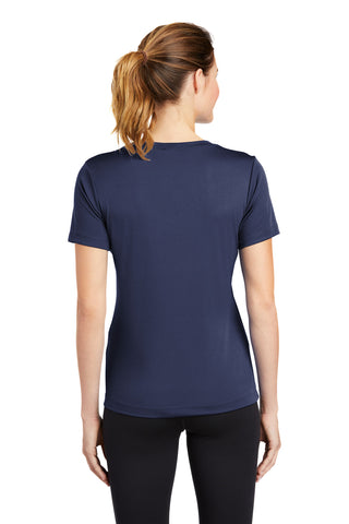 Sport-Tek Ladies PosiCharge Competitor V-Neck Tee (True Navy)