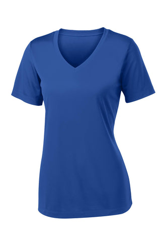 Sport-Tek Ladies PosiCharge Competitor V-Neck Tee (True Royal)