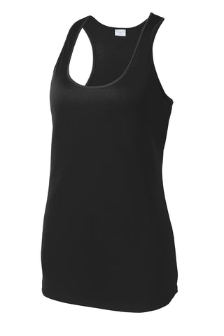 Sport-Tek Ladies PosiCharge Competitor Racerback Tank (Black)