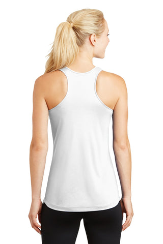 Sport-Tek Ladies PosiCharge Competitor Racerback Tank (White)